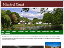 Tablet Screenshot of minstrelcourt.com